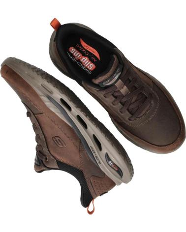 SKECHERS ZAPATILLA SLIP IN PARA HOMBRE 210981 COLOR MARRON MARRóN