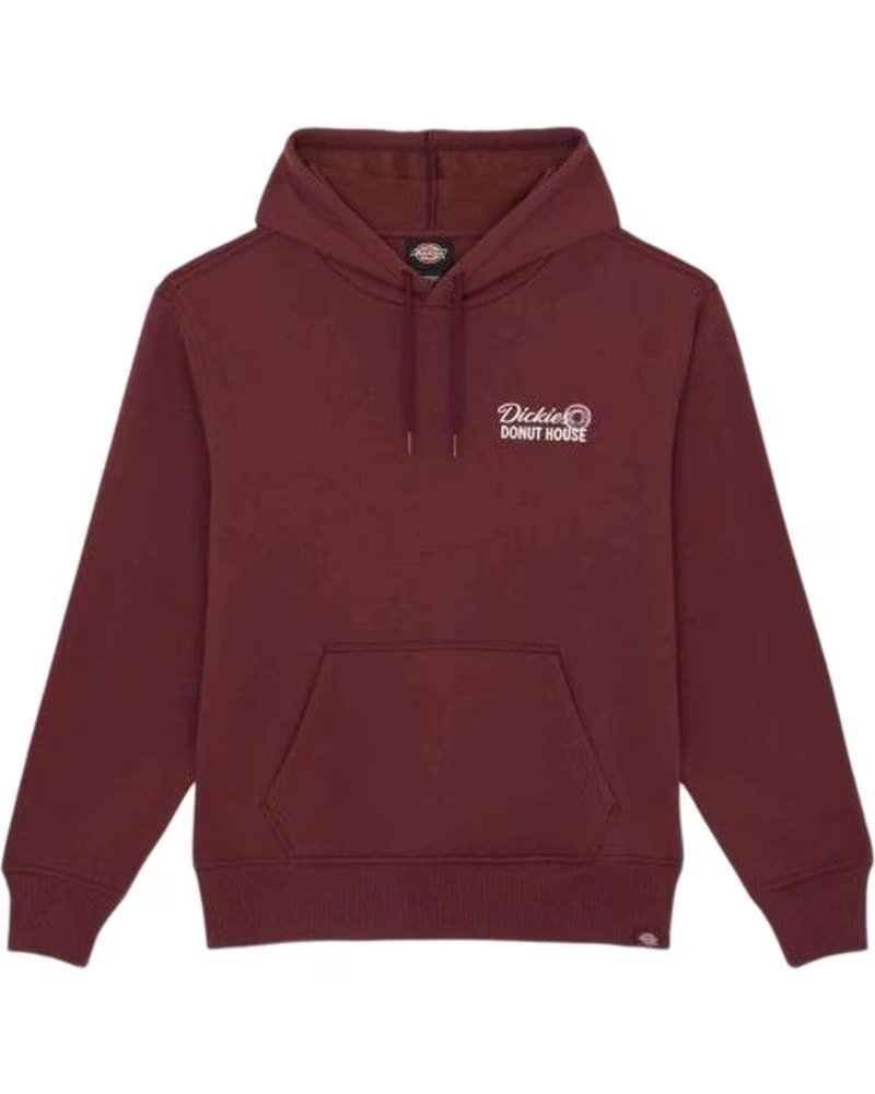 DICKIES SUDADERA CON CAPUCHA DK0A88ATL161 EN ROJO PARA HOMBRE ANDORRA