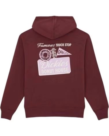 DICKIES SUDADERA CON CAPUCHA DK0A88ATL161 EN ROJO PARA HOMBRE ANDORRA