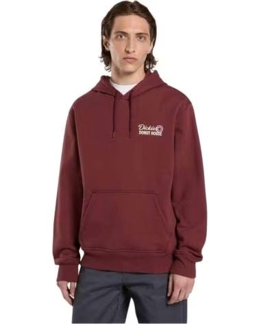 DICKIES SUDADERA CON CAPUCHA DK0A88ATL161 EN ROJO PARA HOMBRE ANDORRA