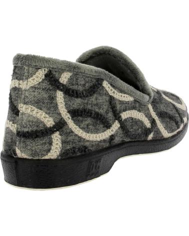 D`CUTILLAS PANTUFLAS PARA MUJER DOCTOR CUTILLAS 325 ANTRACITA