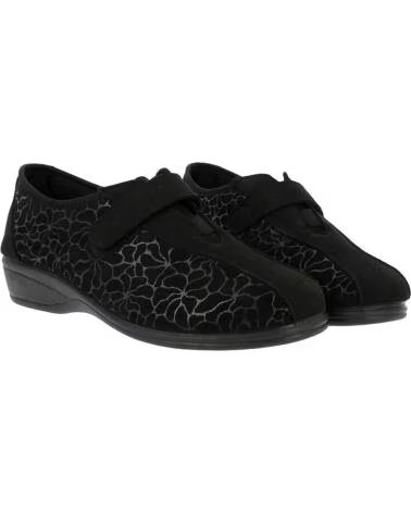 D`CUTILLAS PANTUFLAS PARA MUJER DOCTOR CUTILLAS 786A ESTAMPADO NEGRO