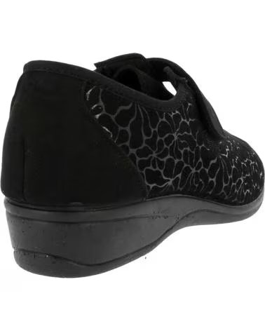 D`CUTILLAS PANTUFLAS PARA MUJER DOCTOR CUTILLAS 786A ESTAMPADO NEGRO
