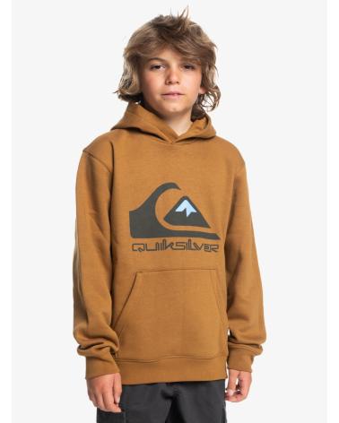 QUIKSILVER SUDADERA BIG LOGO NINO AQBFT03099 MARRóN