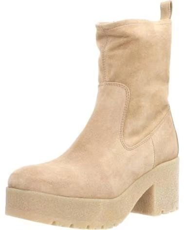 CMP CAMPAGNOLO PLATEAU-STIEFELETTEN IN SANDFARBEN MIT SEITLICHEM REISSVERSCHLUSS