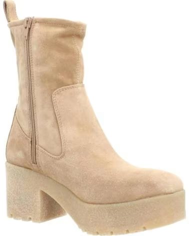 CMP CAMPAGNOLO PLATEAU-STIEFELETTEN IN SANDFARBEN MIT SEITLICHEM REISSVERSCHLUSS