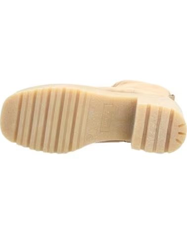 CMP CAMPAGNOLO PLATEAU-STIEFELETTEN IN SANDFARBEN MIT SEITLICHEM REISSVERSCHLUSS