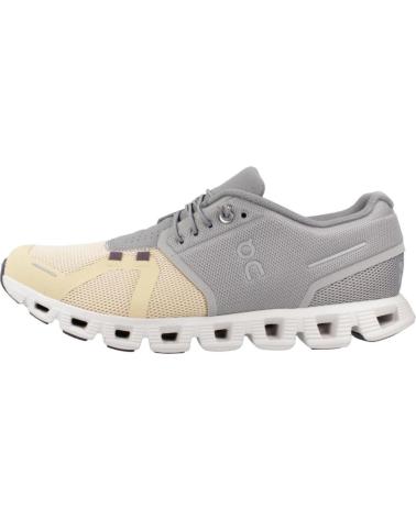 ON RUNNING ZAPATILLAS HOMBRE MODELO CLOUD 5 M FOG COLOR GRIS FGSVNNH