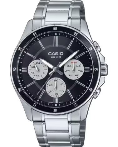 Startseite-CASIO-CASIO MTP-1374D-1A3VDF CHRONOGRAPH STAHL HERRENUHR-GRIS