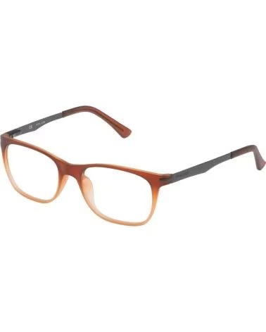 MONTURA DE GAFAS POLICE V1974-52N66M MARRÓN HOMBRE Ø 52 MM