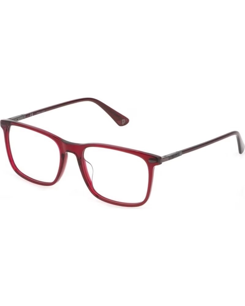 MONTURA DE GAFAS POLICE VPLF80-550954 ROJO RECTANGULAR Ø 55 MM