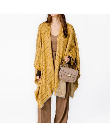 ABBACINO PONCHO MUJER MODELO 90724AB COLOR AMARILLO AMBER