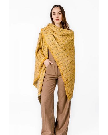 ABBACINO PONCHO MUJER MODELO 90724AB COLOR AMARILLO AMBER