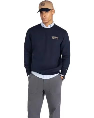 HARPER NEYER SWEAT-SHIRT & HOMME BLEU MARINE RÉF 404125007 AZUL