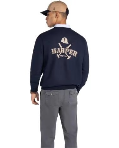HARPER NEYER SWEATSHIRT & HOMEM AZUL MARINHO REF 404125007