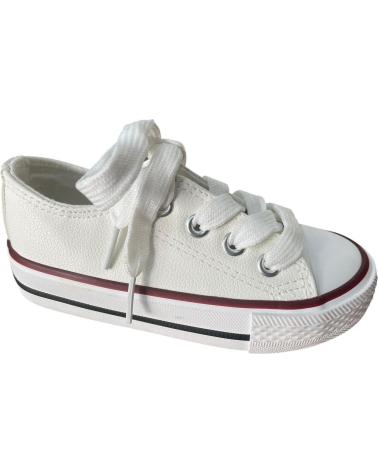 BUBBLE BOBBLE DEPORTIVAS POLIPIEL CORDONES TIPO CONVERSE B141 BLANCO