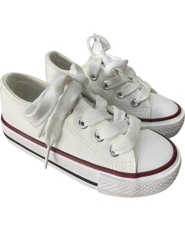 BUBBLE BOBBLE DEPORTIVAS POLIPIEL CORDONES TIPO CONVERSE B141 BLANCO
