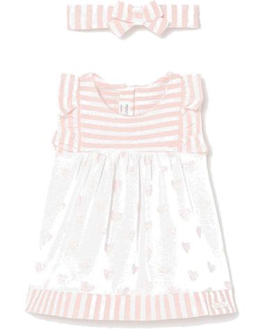 MAYORAL VESTIDOS CASUAL PARA NINA 1802 VESTIDO COMBINADO PUNTO ROSA