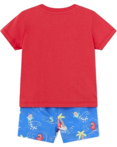 MAYORAL CONJUNTOS DE ROPA PARA BEBES NINO 1650 CONJUNTO CAMISETA BAN AZUL