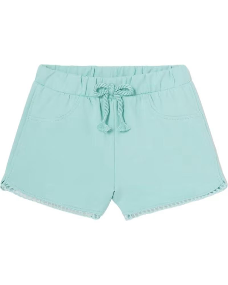 MAYORAL PANTALONES PARA BEBES NINA 603 PANTALON CORTO FELPA VERDE