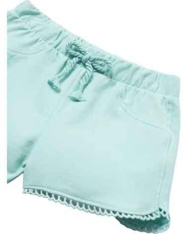 MAYORAL PANTALONES PARA BEBES NINA 603 PANTALON CORTO FELPA VERDE