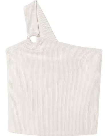 MAYORAL BLUSAS Y CAMISAS PARA NINA 6017 CAMISETA ASIMETRICA CANALE BEIGE