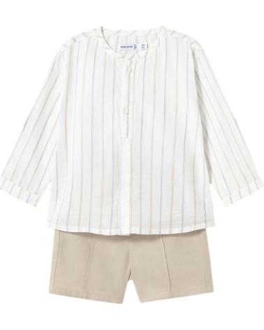 MAYORAL CONJUNTOS DE ROPA PARA BEBES NINO 1249 CONJUNTO BERMUDA Y CA BEIGE