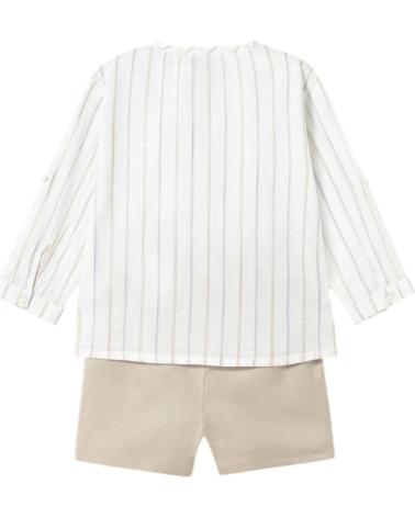 MAYORAL CONJUNTOS DE ROPA PARA BEBES NINO 1249 CONJUNTO BERMUDA Y CA BEIGE