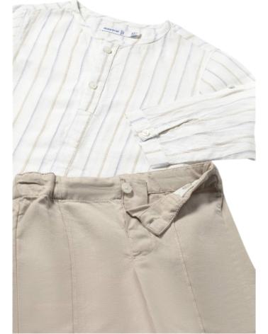 MAYORAL CONJUNTOS DE ROPA PARA BEBES NINO 1249 CONJUNTO BERMUDA Y CA BEIGE