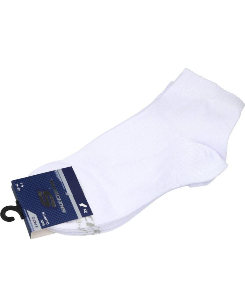 SKECHERS SK-42004 3PACK CALCETINES BLANCO