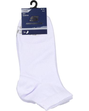 SKECHERS SK-42004 3PACK CALCETINES BLANCO