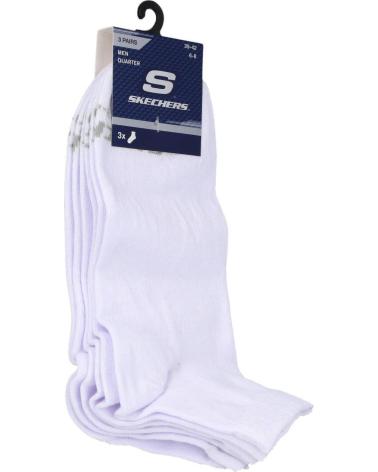 SKECHERS SK-42004 3PACK CALCETINES BLANCO