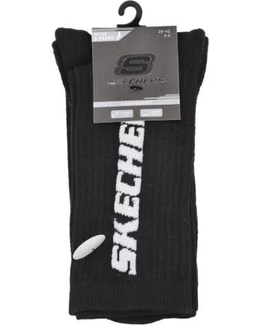SKECHERS SK-41042 2PACK CALCETINES NEGRO