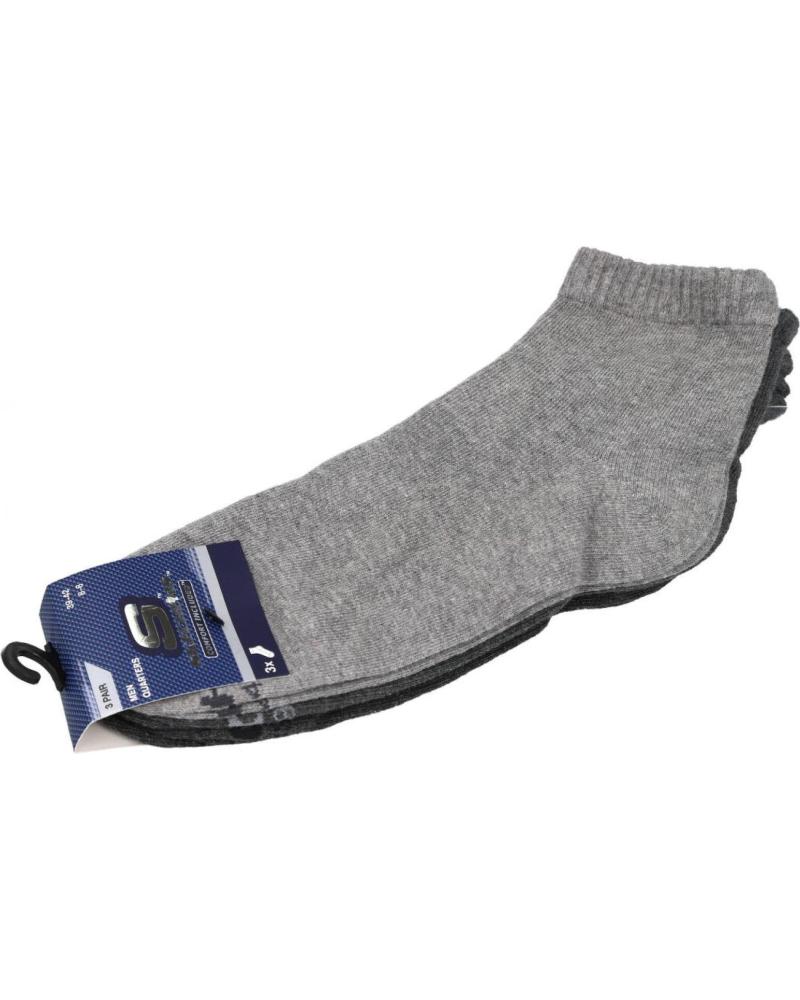 SKECHERS SK-42004 3PACK CALCETINES GRIS