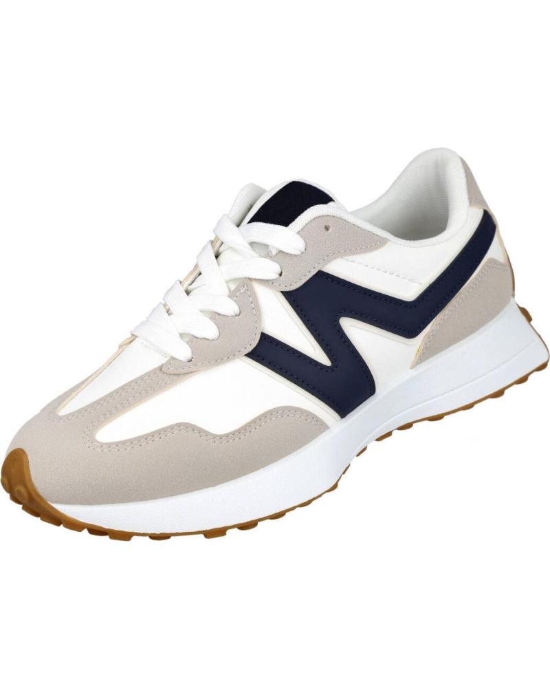 BUBBLE BOBBLE FC-183 ZAPATILLAS HOMBRE BLANCO AZUL