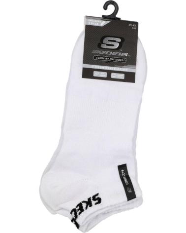 SKECHERS SK-43022 3PACK CALCETINES BLANCO