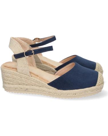 PUNTOSALAO SANDALIA DE CUNA BAJA EN YUTE MUJER COLOR MARINO TEXTURA VARIOS COLORES