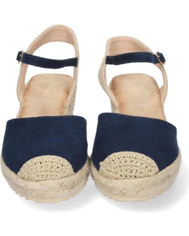 PUNTOSALAO SANDALIA DE CUNA BAJA EN YUTE MUJER COLOR MARINO TEXTURA VARIOS COLORES