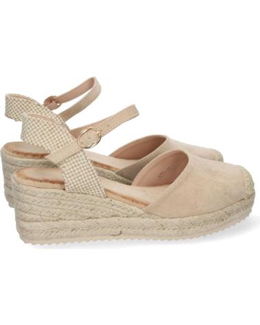 PUNTOSALAO SANDALIA DE CUNA BAJA EN YUTE MUJER COLOR BEIGE TEXTURA VARIOS COLORES