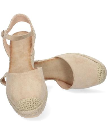 PUNTOSALAO SANDALIA DE CUNA BAJA EN YUTE MUJER COLOR BEIGE TEXTURA VARIOS COLORES
