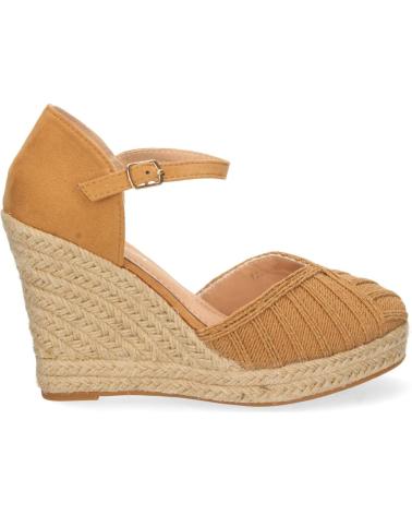 PUNTOSALAO KEILABSATZ SANDALE MIT JUTE UND GESCHLOSSENEM VORDERBLATT VARIOS COLORES