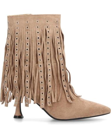 PUNTOSALAO BOTAS TACON FINO FLECHOS Y TACHUELAS DE MUJER COLOR KAKI S-5 VARIOS COLORES