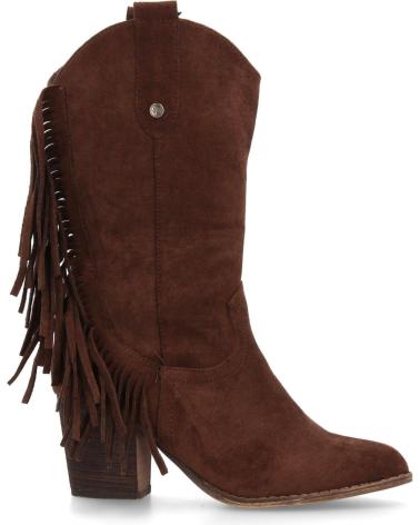 PUNTOSALAO BOTAS ESTILO CAMPERAS TACON COMODO FLECOS EN CANA MUJER COLO VARIOS COLORES