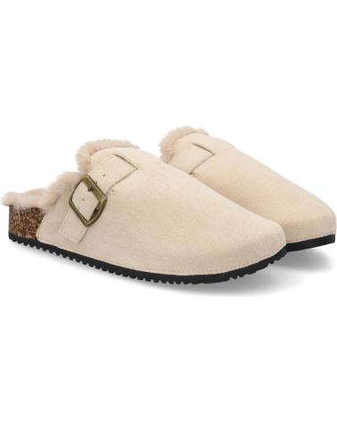 PUNTOSALAO TAMANCOS FEMININO L2870 FORRO PELO BEGE VARIOS COLORES