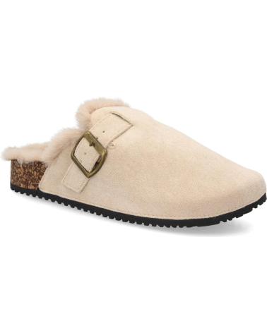 PUNTOSALAO TAMANCOS FEMININO L2870 FORRO PELO BEGE VARIOS COLORES