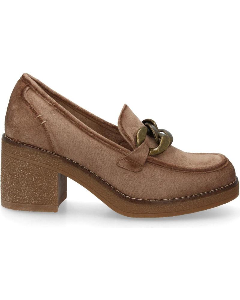 PUNTOSALAO MOCASSINI VELLUTO DONNA TACCO LARGO VARIOS COLORES