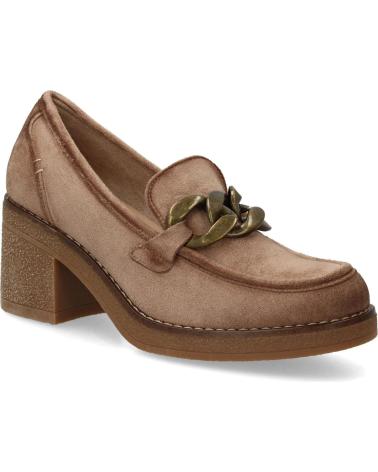 PUNTOSALAO MOCASSINI VELLUTO DONNA TACCO LARGO VARIOS COLORES