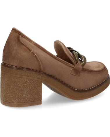 PUNTOSALAO MOCASSINI VELLUTO DONNA TACCO LARGO VARIOS COLORES