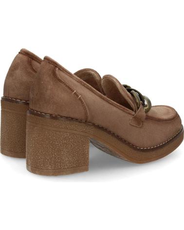 PUNTOSALAO MOCASSINI VELLUTO DONNA TACCO LARGO VARIOS COLORES