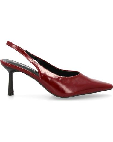 PUNTOSALAO SCARPE SLINGBACK ELEGANTI TACCO FZ385 DONNA BORDEAUX VARIOS COLORES